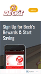 Mobile Screenshot of gotobecks.com